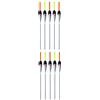Pescasubito.com Kit 10 Galleggianti 8Gr Classici Fissi Modello Orata Pesca Mare Lago Fiume Galleggiante