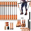 Generic Kit da bar per pilates, multifunzionale, attrezzatura per il fitness, squat, attrezzatura per allenamento a casa, palestra, professionisti, atleti, uomini, donne, giocatori, atleti, spalle, gambe