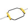 SHZICMY Trap Bar - Bilanciere esagonale, 142 cm, fino a 150 kg, barra olimpica per squat, peso morto (rosso)