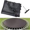 UVCMDUI Tappeto da Salto per Trampolino ø 183 244 305 366 396 427 cm Telo Ricambio Trampolino Ricambi Tappeto Elastico, Compatibile con Telai di Tutte Le Marche e Modelli,14ft 427cm 80 Rings