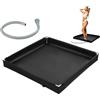 Generico Grande Base Doccia da Campeggio Portatile Impermeabile 80x80x10cm Tessuto Oxford Base Doccia Pieghevole con Sistemas di Scarico per Viaggi Campeggio Esterno Escursionismo