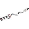 Diamond Bilanciere Olimpico EZ Curl 【Ø50 mm per Dischi Olimpici】 Lunghezza 120 cm | Peso 9 kg | Impugnatura Zigrinata Ø28 mm | Manicotti Caricabili 18 cm | Max Carico 150 kg | Curl e Tricipiti