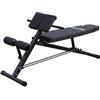 GORILLA SPORTS® Panca Palestra - Multifunzione, Regolabile, Curl, Iperestensioni, Inclinabile, Max 250 kg - Panca Pesi Piana, Bench Press, Addominali Casa, Allenamento, Bodybuilding, Fitness