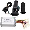 Alomejor Set di Controllo della velocità del Controller del Motore Spazzolato per Bici Elettrica 36V 1000W con Acceleratore per Bici Elettrica