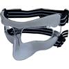 T TOOYFUL TOOYFUL Protezione per Il Viso per Naso Rotto Protezione per Il Naso facciale Maschera da Basket Durevole Maschera Sportiva per Uomini Donne Bambini Calcio, Nero Bianco, 15 cm x 9 cm