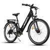 SAMEBIKE 26 Bicicletta elettrica per adulti EBike Pendolare elettrico Mountain Bike Bicicletta elettrica con batteria rimovibile 36V 15AH Biciclette elettriche per 7 velocità(nero)