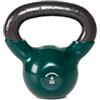 BOOMFIT Ghiria Kettlebell 4-30kg in Ghisa e Vinile | Pesi Palestra per Allenamento Funzionale e Cross Training | Pesa Russa Professionale per Swing e Squat | Attrezzatura Home Gym (Arancio, 24 Kg)