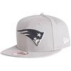 New Era 9Fifty Snapback Cappellino - New England Patriots Grigio, Grigio, Taglia unica