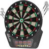 JDBDU Bersaglio elettronico per freccette con display LCD e indicazioni vocali, con 27 giochi, con 6 freccette morbide, per professionisti e principianti, 1-16 giocatori