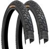 ECOVELO 2 Copertoni 20 x 1.75 (47-406) Per Bici Graziella, City Bike | Pneumatici Stradali Neri In Gomma Bicicletta
