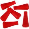 HANABASS 6 Punte in Gomma Rossa per Tiro, Design Versatile, per Praticare Giochi di Tiro Frecce