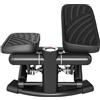 SPORTNOW Mini Stepper 2 in 1, Step Twist con Monitor LCD, Pedali Grandi e Antiscivolo, Stepper Fitness Casa Attrezzatura Cardio per Allenamento Gambe e Vita, per Casa Palestra, Senza Montaggio