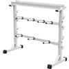 GORILLA SPORTS® Porta Pesi Palestra - per Manubri, Bilancieri, Dischi da 30/31mm, Max 400 kg, Colore a Scelta - Rastrelliera Pesi, Rack Palestra in Casa, Porta Dischi, Attrezzi, Attrezzatura