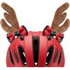 Generico Decorazione Natalizia Per Casco Con Corna Di Renna, Ciondolo Con Corna Di Renna In 2 Pezzi, Decorazione Per Casco, Accessorio Per Costumi, Leggero, Per Sci, Cosplay, Halloween, Natale