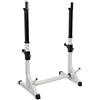 Yizhe Rack da Squat Regolabile, Porta Manubri da Squat Fino a 200 kg Caricabile, Stabile e Robusto I Cavalletti per Bilanciere, Altezza e Larghezza Regolabili