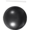 Courtieyeardceastea Piccola palla da pilates resistente per allenamento a casa, palestra, equilibrio, nera, 20-25 cm