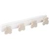 POMOLINE APPENDIABITI da Parete camera BEBÉ bambino Orsi sabbia legno laccata base plastica resine ABS 410x60MM