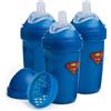 Herobility Superman DC Comics - Herobility Double Anti-Colic Baby Bottles - 8.5 fl oz/240ml - 3-pack