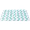 GOTOTOP Fasciatoio portatile per neonati, materassino impermeabile riutilizzabile per neonati, lavabile, per urina, fasciatoio per pannolini per neonate (60x35 cm)(Verde)