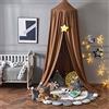 DOTBUY-SHOP Baldacchino per Letto Bambini, Cupola Rotonda Zanzariera Tinta unita Principessa Tenda di Gioco Netto Buon per la Stanza da Letto della Bambino che Gioca (Caffè)