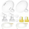 Nenesupply - Pompa GentleFit, 17 mm, compatibile con pompa Medela in stile tiralatte non originale, ricambio per pompa Medela Personalfit Connector e Medela Breastshield Valve Membrane Tubing