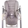 BambiniWelt by Rafael K. BAMBINIWELT Coprisedile di ricambio compatibile con Peg Perego Prima Pappa-Diner (marrone bianco a quadri)