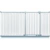 Safetots Cancelletto di Sicurezza Elite Extra Alto, 216cm - 225cm, Grigio Opaco, Extra Alto con 96.8cm di Altezza, Cancelletto di Sicurezza a Pressione per Scale, Barriera di Sicurezza