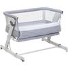 Chicco Next2Me Pop Up, Culla Fianco Letto Neonato, Culla Co-Sleeping, Chiusura Compatta, Trasportabile Ovunque, Spondina Apribile, Altezza Regolabile, Materasso e Borsa da Viaggio Inclusi, Grey Mist