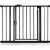 Safetots Cancelletto per Scale a Pressione con Chiusura Automatica, 96,6cm - 103,6cm, Nero Opaco, Cancelletto a Chiusura Automatica per Bambini, Barriera di Sicurezza per Bambini