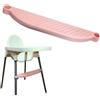 Generico Poggiapiedi per Seggiolone, Regolabile Antiscivolo Poggiapiedi per Seggiolone Compatibile con Seggiolone IKEA Antilop, Accessori per Seggiolone (rosa)