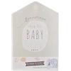 ATMOSPHERA CREATEUR D'INTERIEUR Atmospera - Cofanetto nascita a forma di casa, con motivo: "Bienvenue chez toi Baby Boy"