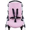 JYOKO KIDS Fodera per Passeggino e Carrozzina compatibile con Bugaboo Bee 3, Bee 5, Bee Plus Realizzata in Tessuto di Cotone Elastico, Morbido e traspirante (Pink Sparkles)