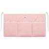 JYOKO KIDS Organizer per culla, portaoggetti sospeso in cotone, imbottito (Dusty Pink)