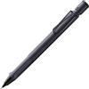 Lamy safari steel black - Matita meccanica con impugnatura ergonomica e corpo in plastica robusta ASA - ideale per disegnare e scrivere - ricambio M 41 0,5 mm e punta per cancellare inclusi