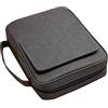 BAOK Grande copertura della Bibbia - Borsa per il trasporto della Bibbia per ragazzi - Custodia per libri con tasche e leggio per organizzare libri, penne, quaderni e tablet per amici