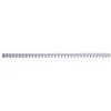 GBC - Dorsi in plastica ClickBind, DIN A4, 12 mm, trasparenti, 1 confezione, contenuto della confezione: 50 pezzi