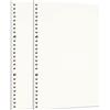 Zelten Fogli di carta perforata per raccoglitori a 6 fori, organizzatore personale per quaderni, agenda ricaricabile, Sketch, B5/26 Hole