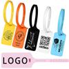 Pobsuier 100 Fascetta di sicurezza Personalizzate Etichetta di Plastica Scrivibile Sigilli per Abbigliamento Scarpe Nome Regalo 300mm