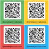 Pahdecor 50/100 pezzi adesivi personalizzati per codice QR Instagram Etichette personalizzate Venmo QR Code per archiviazione Progettare le tue decalcomanie Stampa a colori Mini Adesivi icona CashApp
