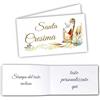 Mr Pubblicità - n.60 Biglietti Bomboniera Cresima- STAMPA INCLUSA- Etichette - Cartellini tag per bomboniere personalizzabili - Bigliettini Cresima personalizzati (Tiara)