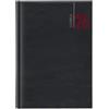 QWERTYBBBW Agenda Giornaliera 2026 Nero Similpelle Formato 17x24 cm + Penna Omaggio Inclusa