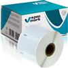 specmark Rotolo di Etichette Compatibile con DYMO S0722540 57mm x 32mm 1000 Pezzi Adatto a Tutte le Stampanti di Etichette Labelwriter 450, 4XL, Seiko-SLP, Etichetta Bianca, Scrittura Nera