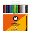Molotow 200451 Set Base 2 da 10 Pennarelli One4All 127HS, 2 mm