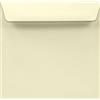 Netuno 50 buste lettere avorio quadrate 17 x 17 cm 100g Lessebo Smooth Ivory buste ecologiche quadrate per matrimonio inviti battesimo compleanno comunione biglietti auguri busta lettera bella