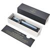 PARKER 1931690 IM Premium Penna Roller, Punta Fine e Ricarica di Inchiostro Nero, Blue Chrome Trim