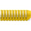 Netuno 10 raccoglitori A4 giallo a 2 anelli A4 dorso 5 cm raccoglitori A4 per ufficio scuola archivio faldoni portadocumenti