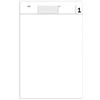 Gicaprice GICA - 25 blocchi comande 25x2 per ristorante, bar, pub, pizzerie, in carta chimica auto ricalcanti (25 pz - 2 copie)