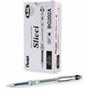 Pentel Arts Slicci 0.25 mm Extra Fine Gel Pen, Nero Ink, Box of 12 (BG202-A)