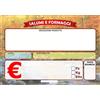 Social Crazy KIT 100 pezzi CARTELLINI personalizzabile - SALUMI E FORMAGGI mod. 2 - Etichetta segnaprezzo Cartoncino prezzo ideale per professionisti (85X55)