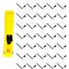 EXAOMBLE Dispenser Clip Metalliche Push Clip Ricariche per Graffette 15mm 100 Pezzi Scuola Fissaggio Documenti Uso una Mano Colore Casuale